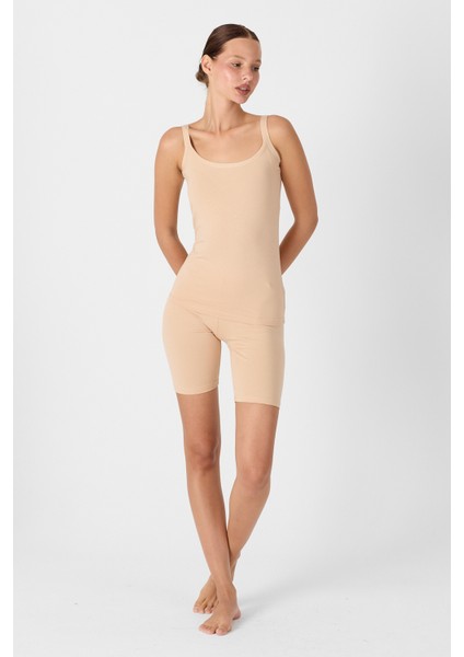 Kadın Ten Rengi 3'lü İnce Askılı Sırtı Açık Modal Atlet 3M1034 indirimleri