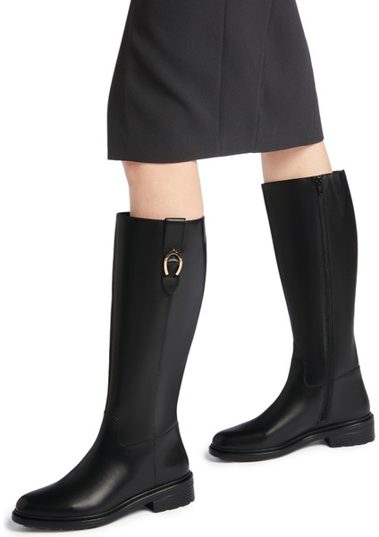Kadın Siyah D Walk Pleasure D - Smo.lea Fermuarlı Deri Çizme D46TGD00043C9999 fiyatları