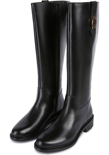 Kadın Siyah D Walk Pleasure D - Smo.lea Fermuarlı Deri Çizme D46TGD00043C9999 modelleri