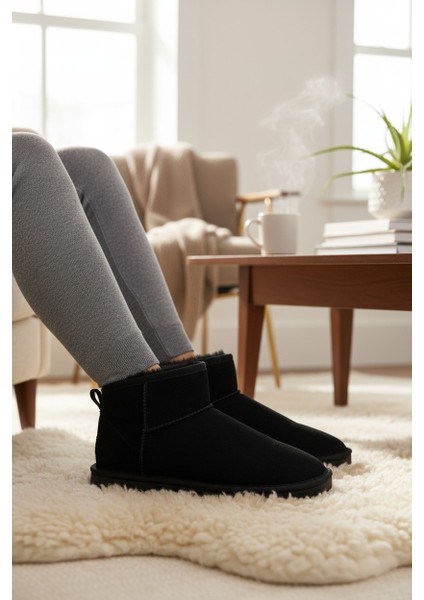 Tofima Siyah Poli Taban Içi Tüylü Kısa Bot fiyatları