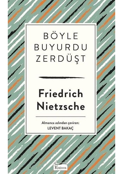 Böyle Buyurdu Zerdüşt (Bez Ciltli)