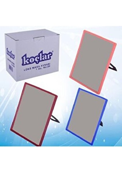 Koçlar Ayna Plastik Kaplama ile Renkli Çerçeveli Masa Aynası fiyatları