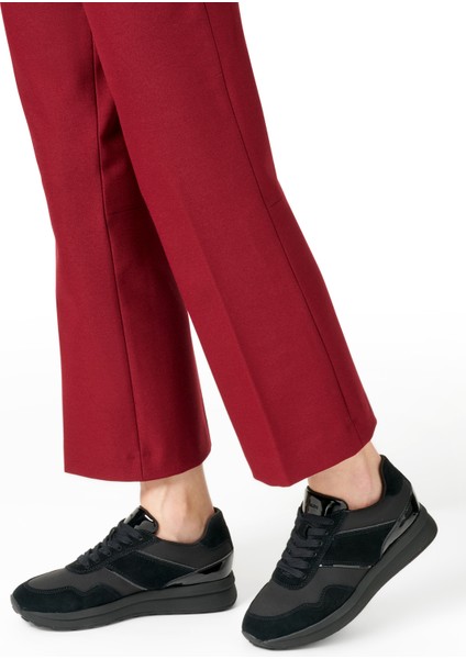 Kadın Siyah D Runntıx A - Nylon+Suede Bağcıklı Kalın Tabanlı Kumaş Sneaker D46RRA0FU22C9999 fiyatları