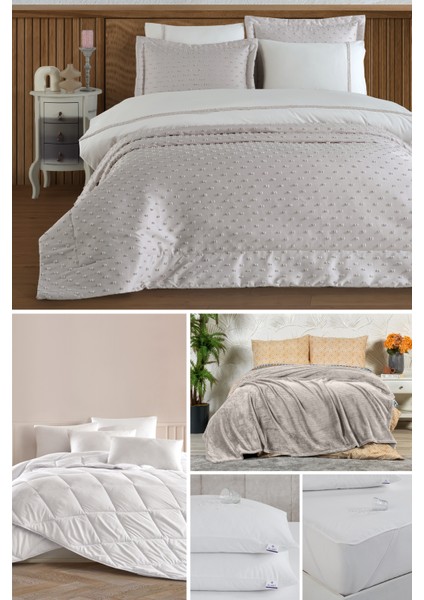 Nora Çeyiz Paketi 14 Parça Vizon