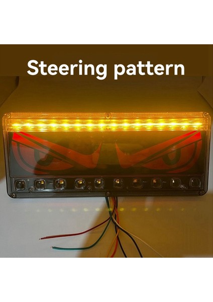 LED Yüksek Parlaklık Su Geçirmez Fren Işığı Anti-Tailgating Kombinasyon Aracı LED Arka Kuyruk Işığı Koşu Dönüş Sinyali (Yurt Dışından) modelleri