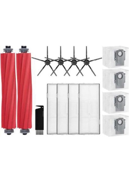 Roborock S7 Maxv / S7 Maxv Ultra Ana Yan Fırça Filtresi Toz Torbası Için (Yurt Dışından)