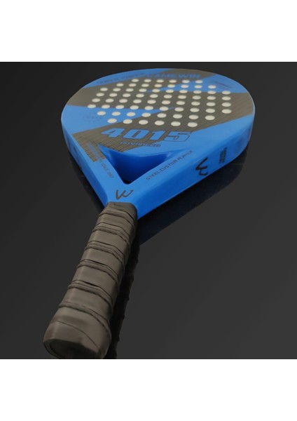 Handwin Padel Raket Plajı Tenis Karbon Fiber ve Eva Pürüzsüz Yüzey Dayanıklı Güç Lite Kürek Topu Kürek Raket Mavi (Yurt Dışından) fırsatları