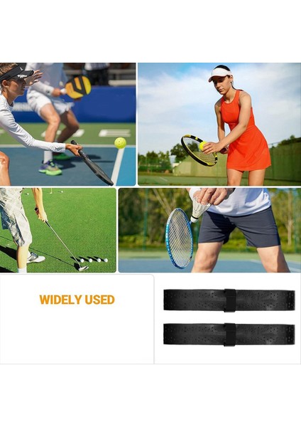 1 Çift Pickleball Raket El Tutkalı Ter Emici Kayışlar Kayma Önleyici Kayışlar Kavrama Kayışları-Siyah (Yurt Dışından) modelleri