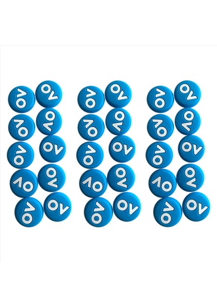 30PCS Tenis Raket Titreşim Sönenleyicileri Silikon Anti-Vibrasyon Tenis Raket Şok Emicisi (Yurt Dışından)