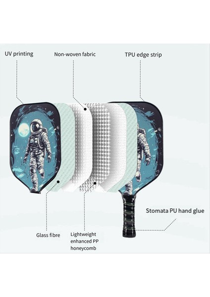 Pickleball Raket Set Pickleball Paddle Set Karbon Fiber Kompozit Pickleball Raket Kiti 2 Kürek (Yurt Dışından) indirimleri