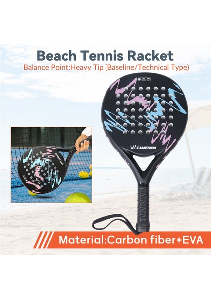 Hamewin 4018 Padel Raket Tenis Karbon Fiber Yumuşak Eva Yüz Tenis Raket Raket Padle Torba Kapağı 1 (Yurt Dışından) indirimleri