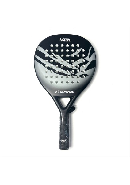 Handwin Padel Raket Beach Tenis Karbon Fiber Eva Yüz Tenis Kürek Raket Raket Padle Bag Kapak Gri (Yurt Dışından) fiyatları