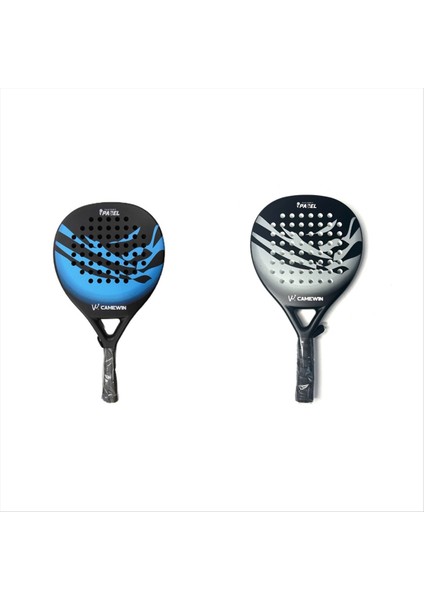 Handwin Padel Raket Beach Tenis Karbon Fiber Eva Yüz Tenis Kürek Raket Raket Padle Bag Kapak Gri (Yurt Dışından) fırsatları