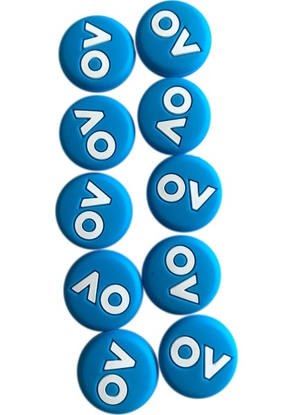 10PCS Tenis Raket Titreşim Sönenleyicileri Silikon Anti-Vibrasyon Tenis Raket Şok Emicisi (Yurt Dışından)