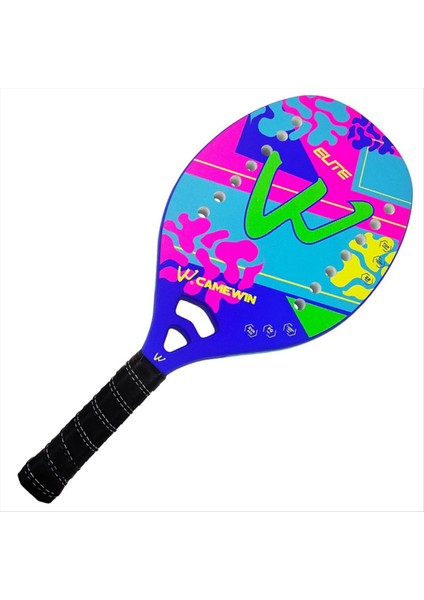 Handwin Padel Raket Beach Tenis Karbon Fiber Eva Yüz Tenis Kürek Raket Raket Padle Bag Kapak (Yurt Dışından)
