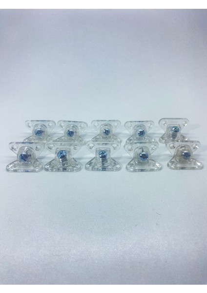 %100 Kırılmaz Şeffaf Açılı Çektirme 10 Adet modelleri