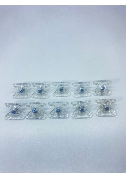 %100 Kırılmaz Şeffaf Açılı Çektirme 10 Adet fırsatları