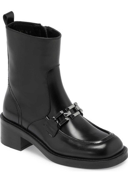 Siyah Hakiki Deri Kadın Casual Bot - K23K1BT67039-A35