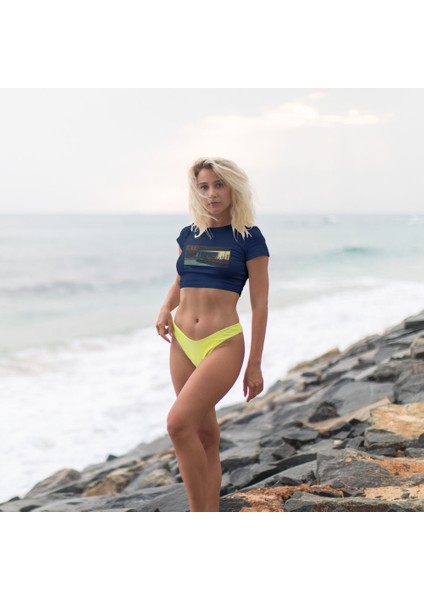 Nighthawks Crop Tişört - Lacivert fiyatları