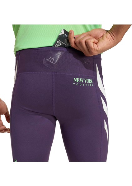 Adizero Nyc Erkek Mor Koşu Tayt JY6997 indirimleri