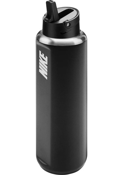 Stainless Steel Recharge Straw Bottle 32 Oz Unisex Siyah Antrenman Suluk N.101.3796.091.32 modelleri
