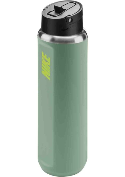 Stainless Steel Recharge Straw Bottle 24 Oz Erkek Yeşil Antrenman Suluk N.101.3795.011.24 fiyatları