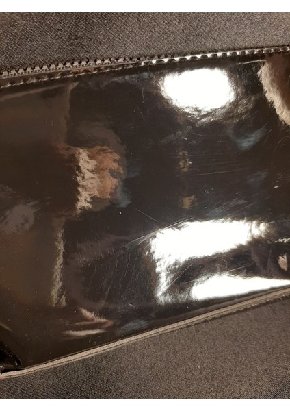 Mryart Siyah Renk Siyah Dikdörtgen Suni Deri Cüzdan