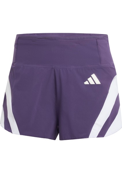 Adizero Nyc Running Gel Kadın Mor Koşu Şort JY6993