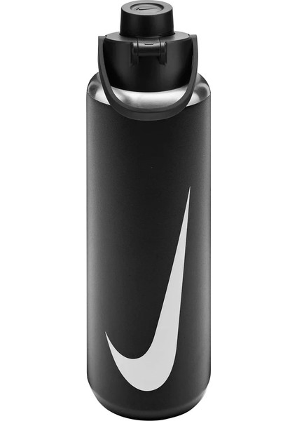 Stainless Steel Recharge Straw Bottle 32 Oz Unisex Siyah Antrenman Suluk N.101.3800.091.32
