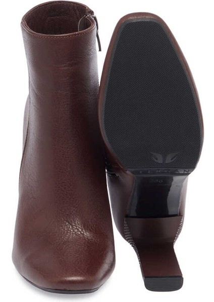 Kahve Hakiki Deri Kadın Klasik Bot - K23K1BT66935-A24