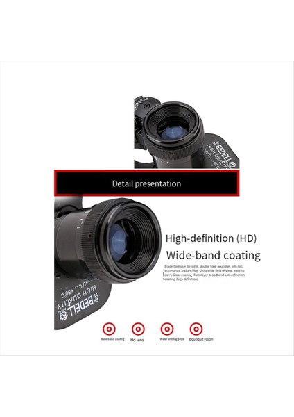 8X30 Dürbünler Yüksek Tanımlı Düşük Işık Gece Görüşü Açık Hava Kamp Seyahatleri Avlamak Için Optik (Yurt Dışından) modelleri