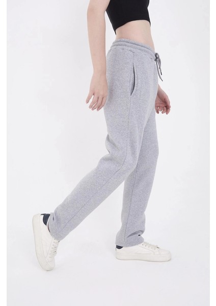 Mdb Oversize Boru Paça Baskılı Eşofman Pantolon Gri fiyatları