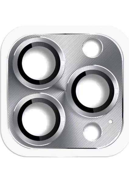 Iphone 16 Pro Max Pers Alüminyum Kamera Lens - Gri