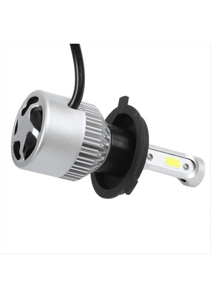2paır S2 H4 72W 8000LM LED Far Araba Hi/lo Işın Otomatik Ampuller 6000K Beyaz (Yurt Dışından) modelleri
