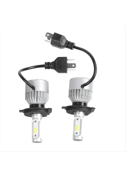 2paır S2 H4 72W 8000LM LED Far Araba Hi/lo Işın Otomatik Ampuller 6000K Beyaz (Yurt Dışından) indirimleri