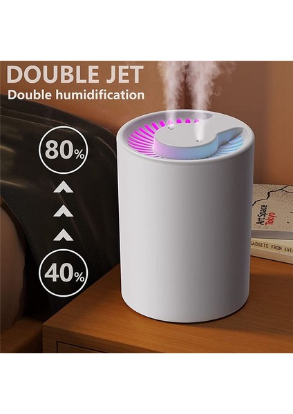 Ev Yatak Odası Için Nemlendiriciler Büyük Oda 5l Büyük Kapasite Fısıltılı Şerif Operasyonu Temizlenmesi Kolay 7 Renk LED Işık (Yurt Dışından) fırsatları