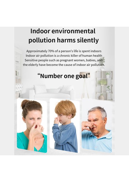 2x 200 Milyon Satır Içi Negatif Iyon Hava Temizleyicisi Taşınabilir 360 Derece Çok Yönlü Yatak Odası Banyo Kokusu Koku Deodorant Ab Fişi (Yurt Dışından) modelleri