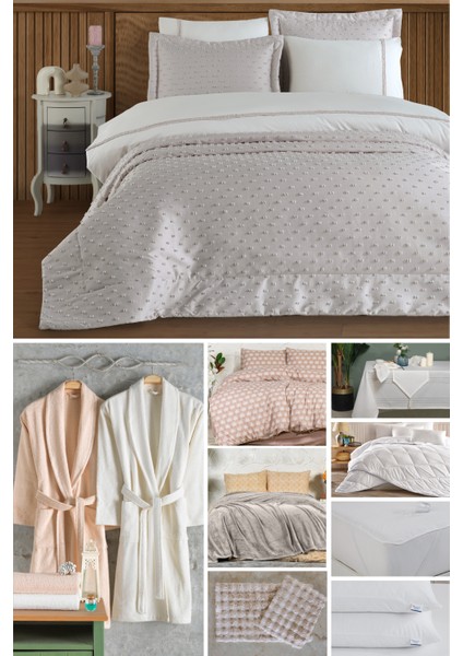 Nora Çeyiz Paketi 50 Parça Vizon