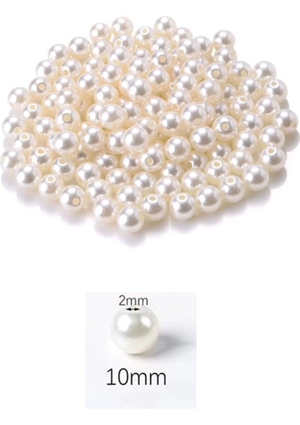 500 Gram 10MM Krem Renk Plastik Inci Boncuk Çanta ve Takı Yapım Boncuğu (~950 Adet) fiyatları