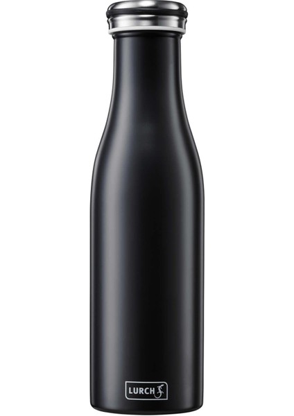 - 500 ml Mat Siyah, Paslanmaz Çelik Termos - Çift Cidarlı, Sızdırmaz - 240908