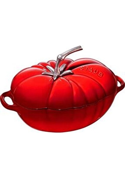 Döküm Domates Tencere 25 cm Emaye İç Yüzeyle Şık Kırmızı Tasarım fiyatları