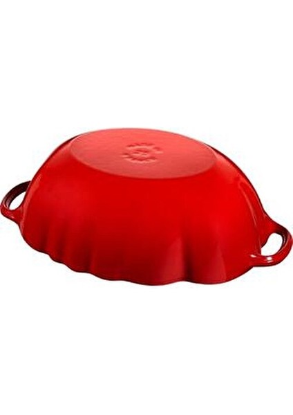 Döküm Domates Tencere 25 cm Emaye İç Yüzeyle Şık Kırmızı Tasarım modelleri