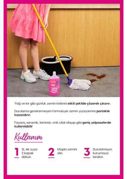 Mucizevi Çok Amaçlı Yüzey Temizleyici 1l modelleri