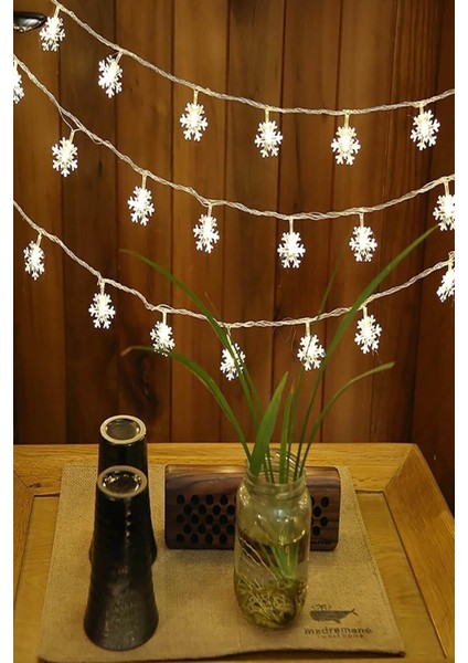 Kar Tanesi Desenli Şerit Dekoratif LED (5 Metre) modelleri