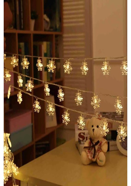 Kar Tanesi Desenli Şerit Dekoratif LED (5 Metre) indirimleri