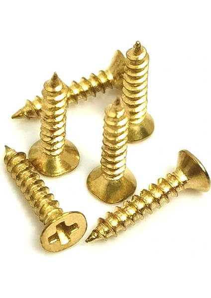 Klips, Menteşe, Ayak, Ağaç, Sunta Vidası 3X13 mm - Sarı 1000 Adet