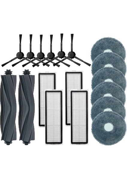 Roller Yan Fırça Hepa Filtre Mop Bez Bezleri Dreame L10S PRO/RLS6L/XIAOMI S10 Için+ Vakum Süpürge Parçaları Aksesuarları (Yurt Dışından)