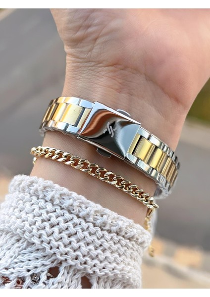 Çelik Kordonlu 2 Yıl Garantili 3 Atm Suya Dayanıklı Kadın Kol Saati+Bileklik BD.14132.4 modelleri