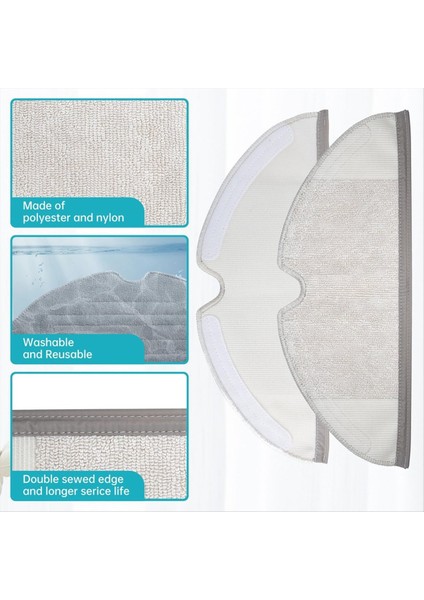 17 Pcs Yedek Parça Kiti Roborock S5 S5 S5 Max S6 S6 Maxv S6 Pure E20 E25 E35 Süpürme ve Paspas Robotik (Yurt Dışından) fırsatları