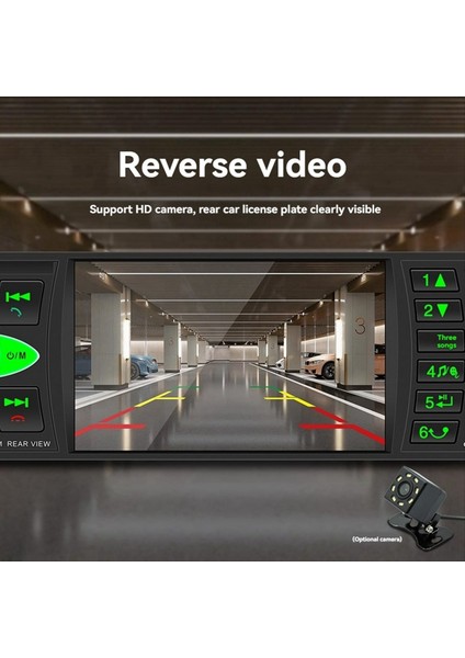 4.1 Inç Ekran Araba Mp5 Player Bluetooth 1 Din Uzaktan Ses Sistemi USB USB Aux Fm Desteği Arka Görünüm Kamerası (Yurt Dışından) modelleri